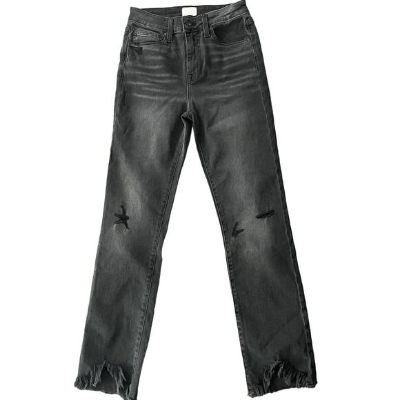 NWT $245 Jonathan Simkhai Standard River High Rise Straight-Leg Jeans Size 26 - Picture 7 of 7